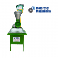 MOLINO DE NIXTAMAL TIPO FAMILIAR DE 1 TOLVA CON MOTOR ELÉCTRICO DE 2 HP